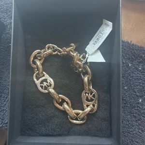 Michael Kors Rose Gold Tone Toggle Bracelet (NEW)
